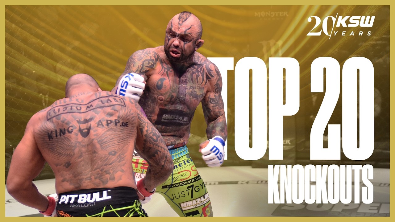 TOP 20 NOKAUT&Oacute;W w historii KSW - 20-lecie KSW | XTB KSW 100