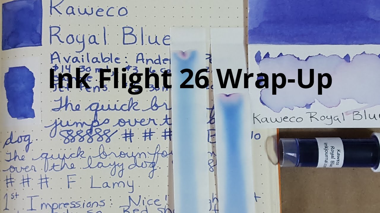 Kaweco - Royal Blue - Ink Profile
