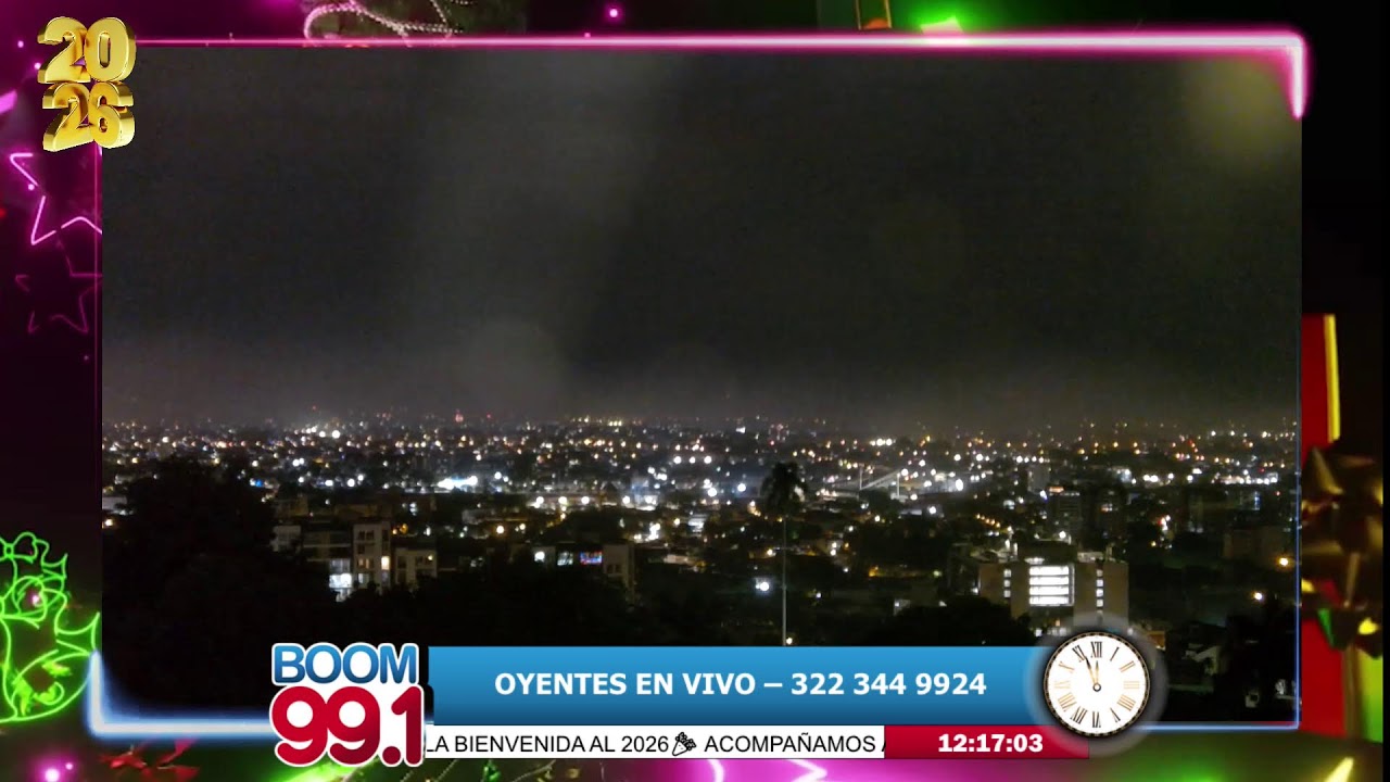 EN VIVO BOOM FM 🐾 ESPECIAL DE FIN DE AÑO 🔵 31 DICIEMBRE ➡️ BOOM FM 99.1