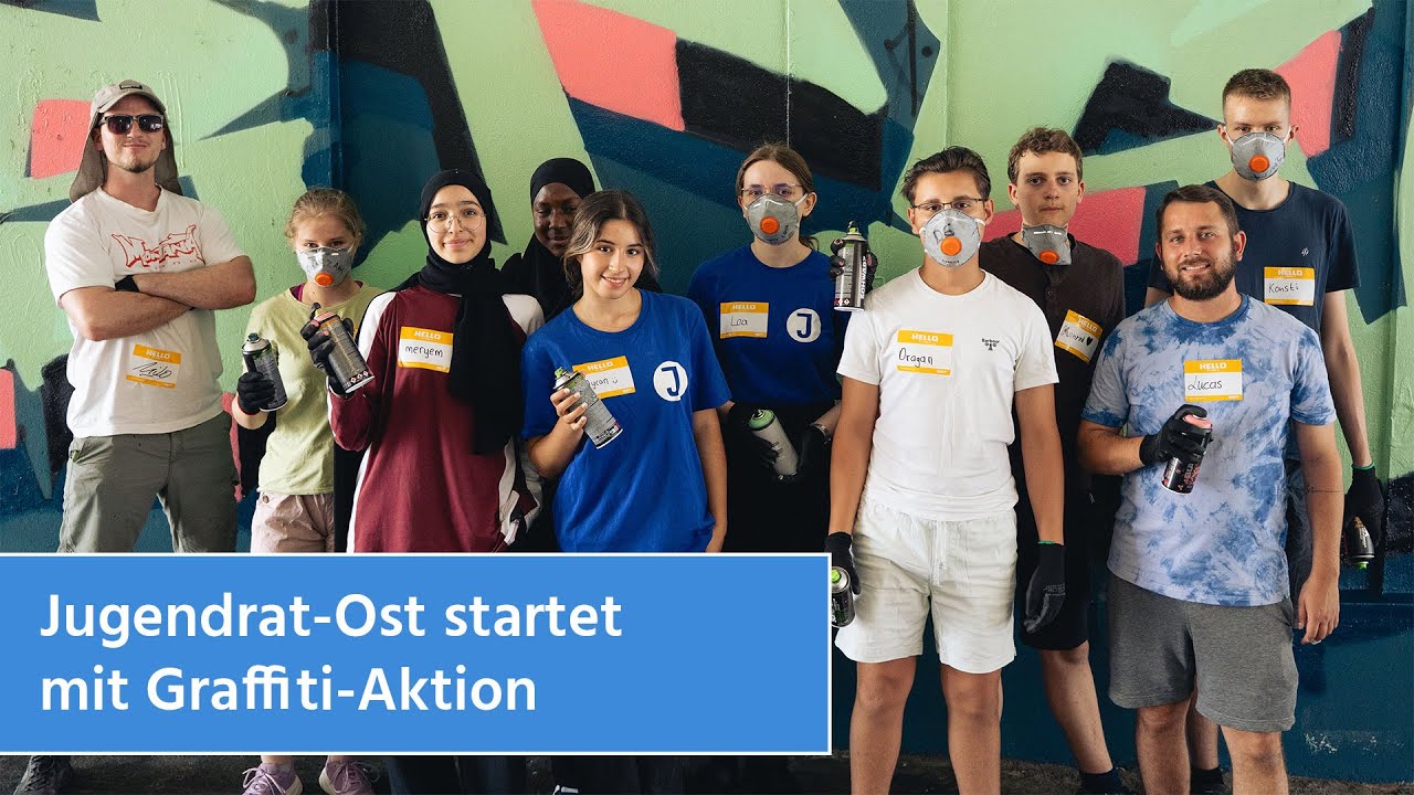 Jugendrat-Ost startet mit Graffiti-Aktion |&nbsp;STUGGI.TV