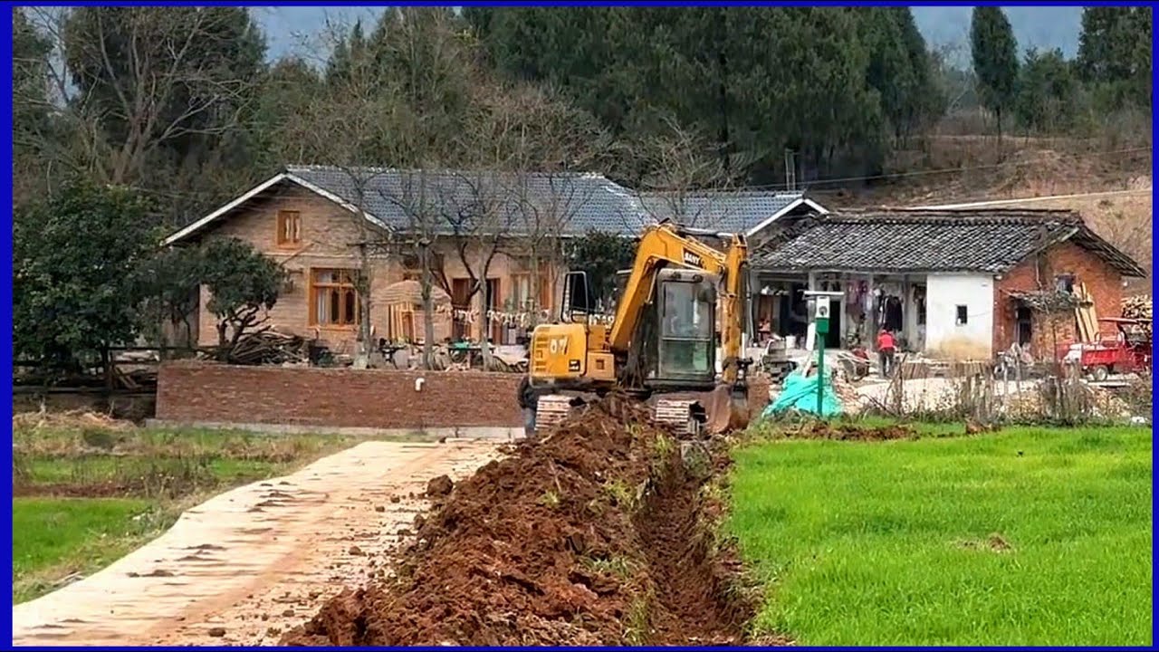 Returning to my hometown to build a new house in the cool, refreshing fields.