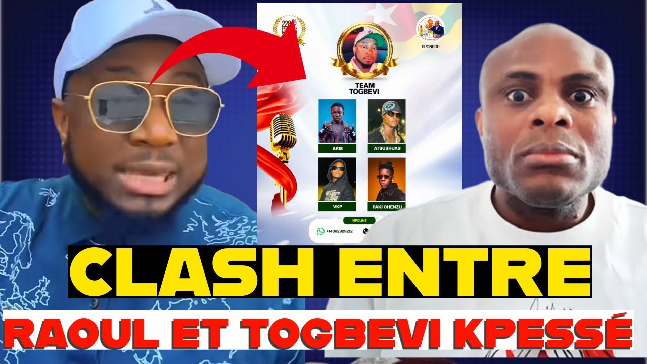 C’EST ENCORE GÂTÉ ENTRE RAOUL LE BLANC ET TOGBEVI KPÉSSÉ: Boycotte de son événement KOM ?😱