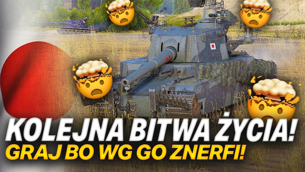 NERF NADCHODZI? - POTW&Oacute;R -  TYPE 5 HEAVY  - WORLD OF TANKS