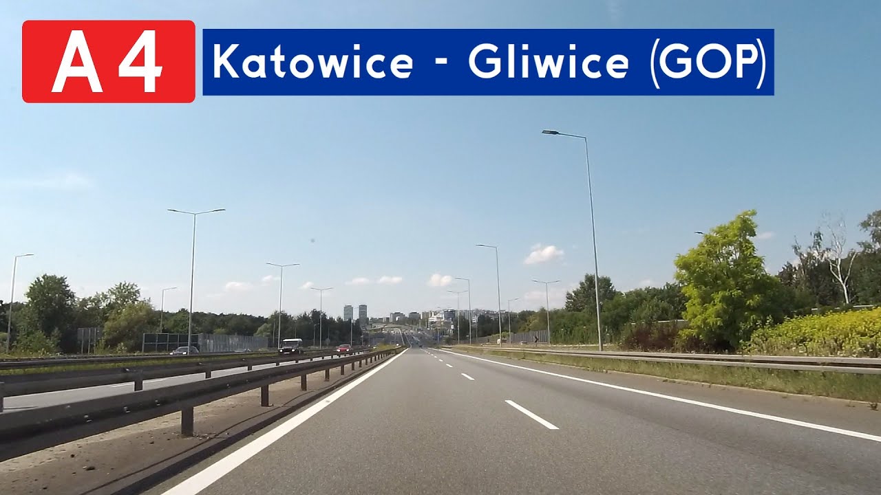 A4 Katowice - Gliwice (przejazd przez GOP)