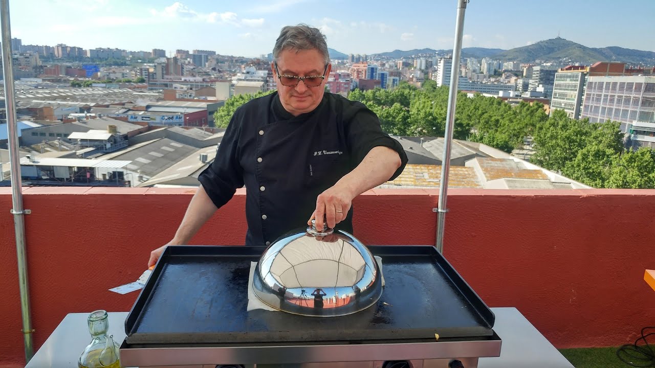 Gambas à la plancha, Jambon Ibérique et Aïoli