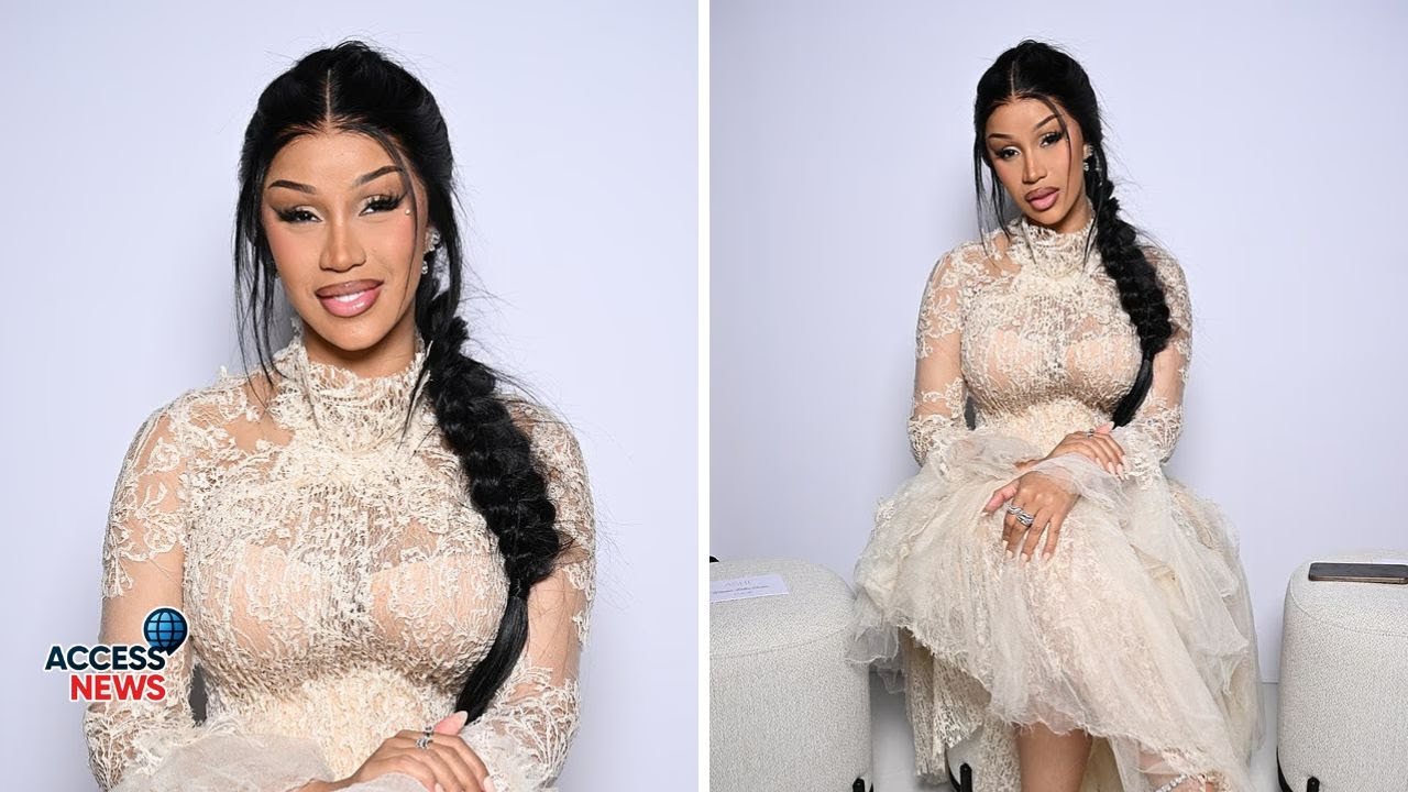 Cardi B&rsquo;s Paris Fashion Week Switch-Up 💃🌹➡️👑 Lace, Drama & Surprises!