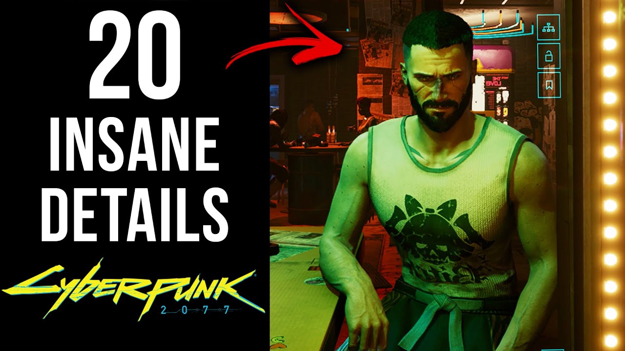 20 INSANE Details in Cyberpunk 2077