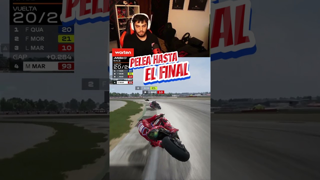 PELEA HASTA EL FINAL en MOTO GP