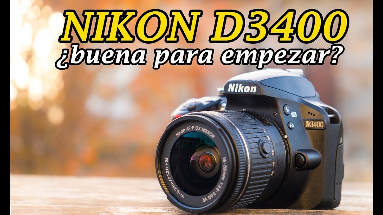 Cámara de fotografía para empezar, NIKON D3400