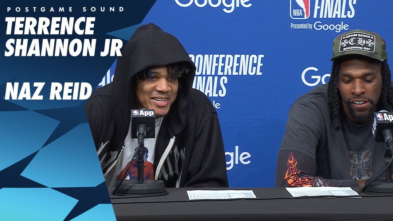 “We're Always Ready To Go." | Terrence Shannon Jr. and Naz Reid WCF Game 3 Postgame Sound | 05.24.25