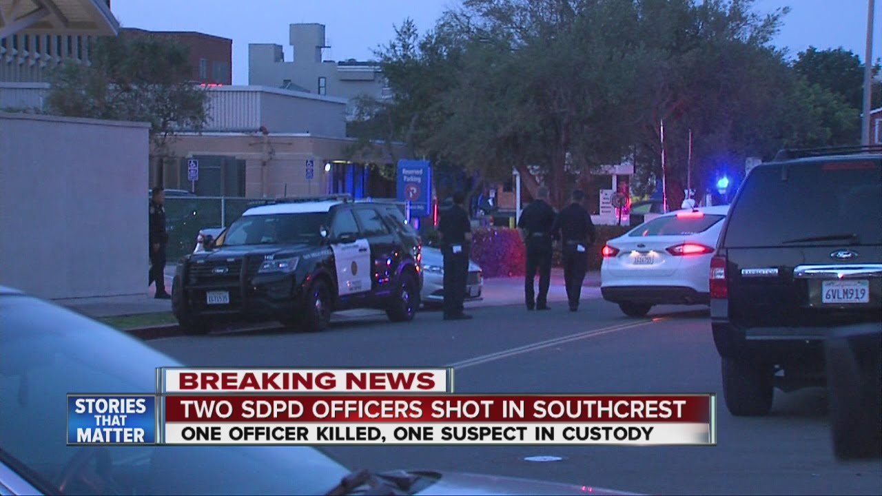 Two SDPD officers shot, 1 killed in Southcrest