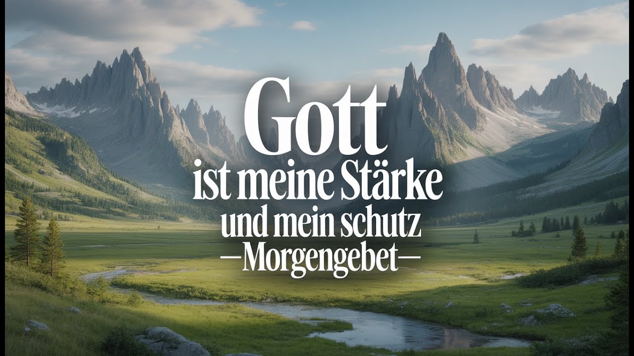 Weihe den Tag dem Herrn und empfange Kraft und Frieden – Morgengebet