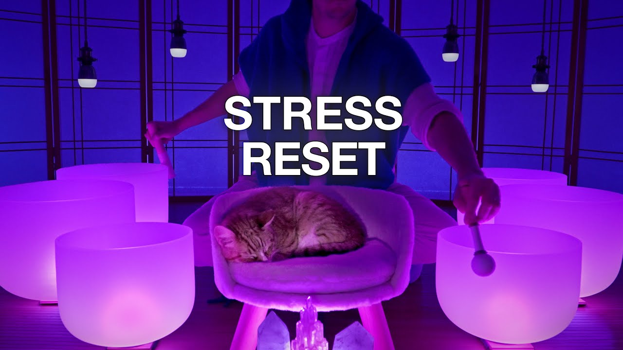 **LOWER YOUR CORTISOL**  (Sleep Sound Bath)