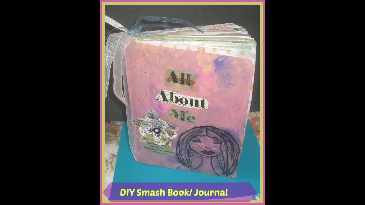 How to Make a Smash Book from a composition book / Part 1 / How To Make Your Own Smash Book