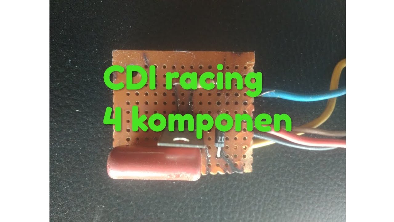CDI racing motor hanya 4 komponen