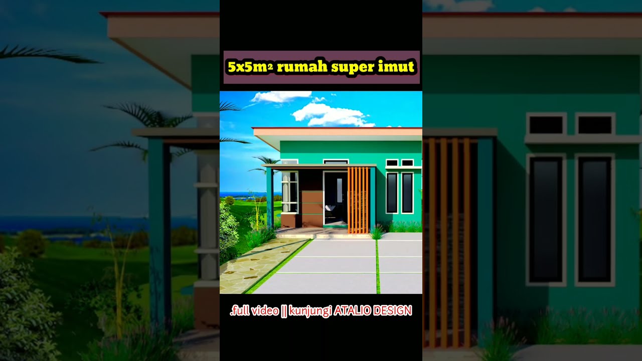 🏡wajib punya rumah yang super imut ini #rumahminimalis #tinyhouse #short #desainrumah