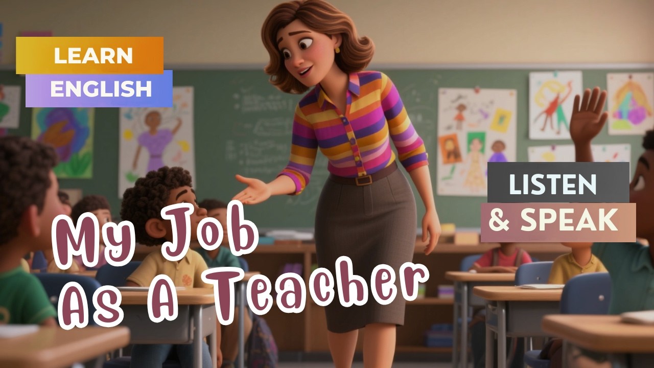 My Job As A Teacher | Improve Your English | English Listening - Speaking Skills