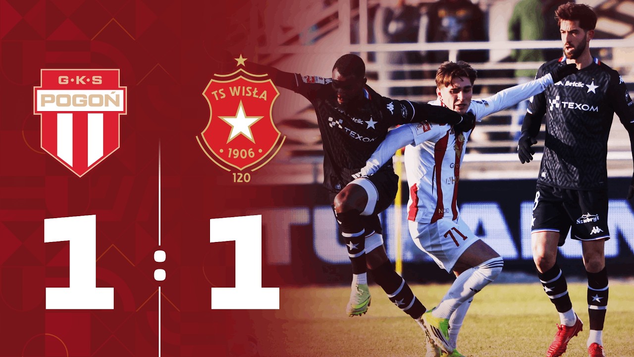 Pogoń Grodzisk udowodniła, że nie pęka przed nikim, a Wisła wyrywa punkt na trudnym terenie 😎🤝
