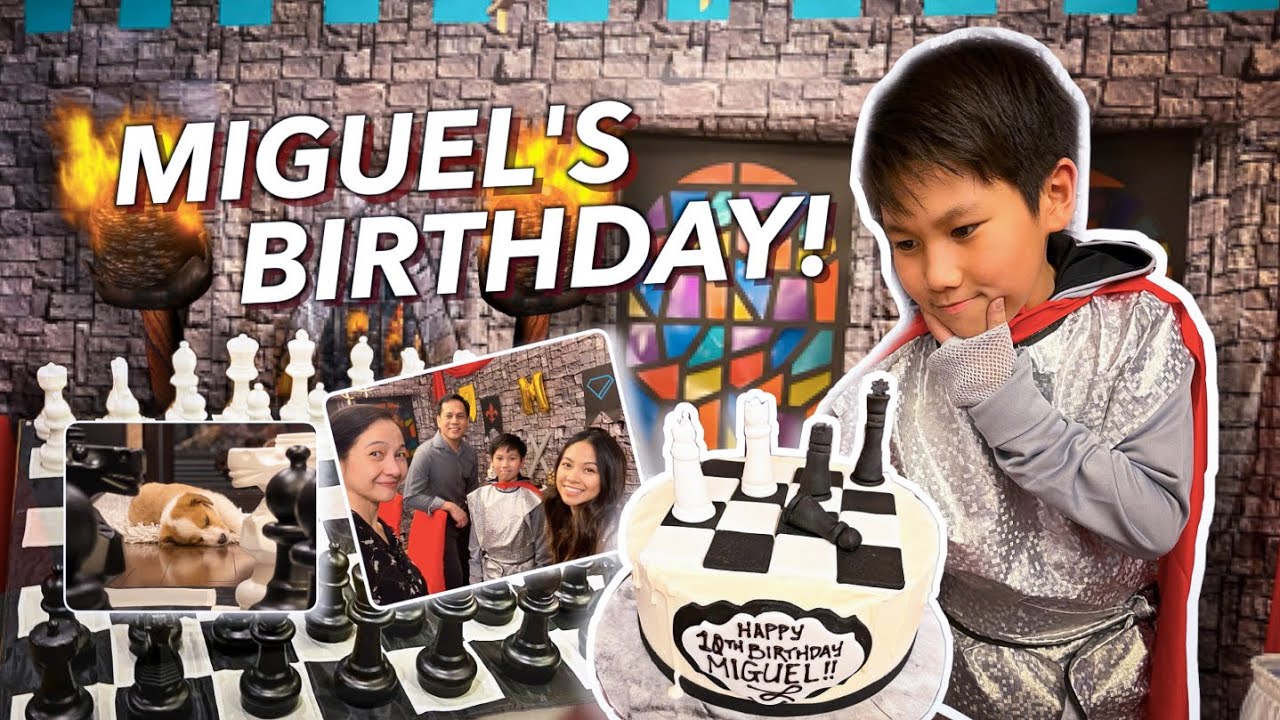 BIRTHDAY CHESS Party! (Miguel turns 10)