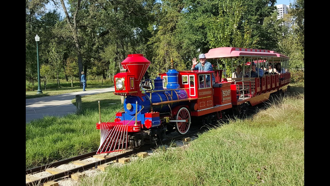 Take a ride on the Hermann Park Railroad