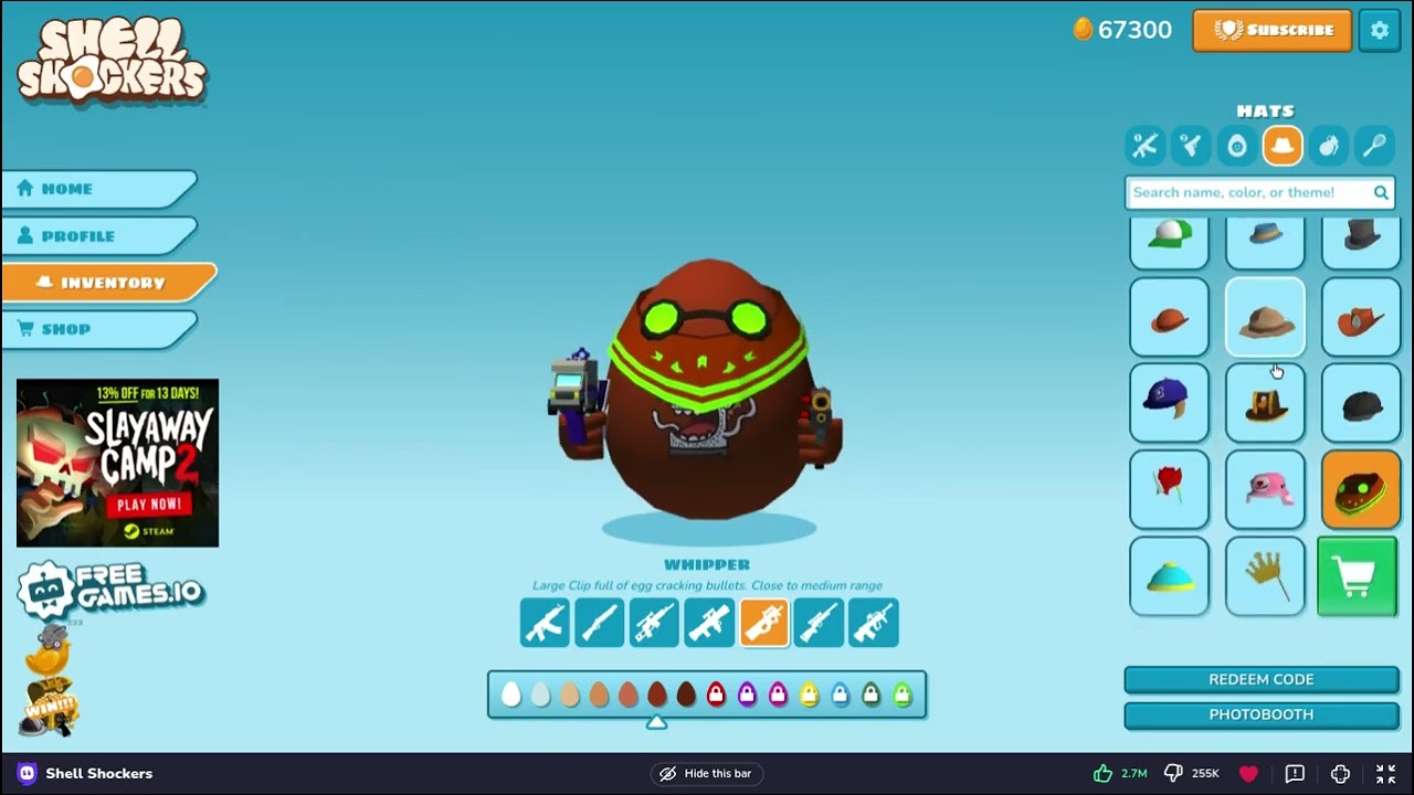 SHELL SHOCKERS GETTING RARE STUFF + GIVEAWAY WHEN THIS REACHES 50 LIKES....