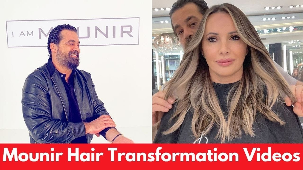 Mounir Salon Hair Transformation 2020 | Munir Best Hair Styles Videos | peinado de salón mounir