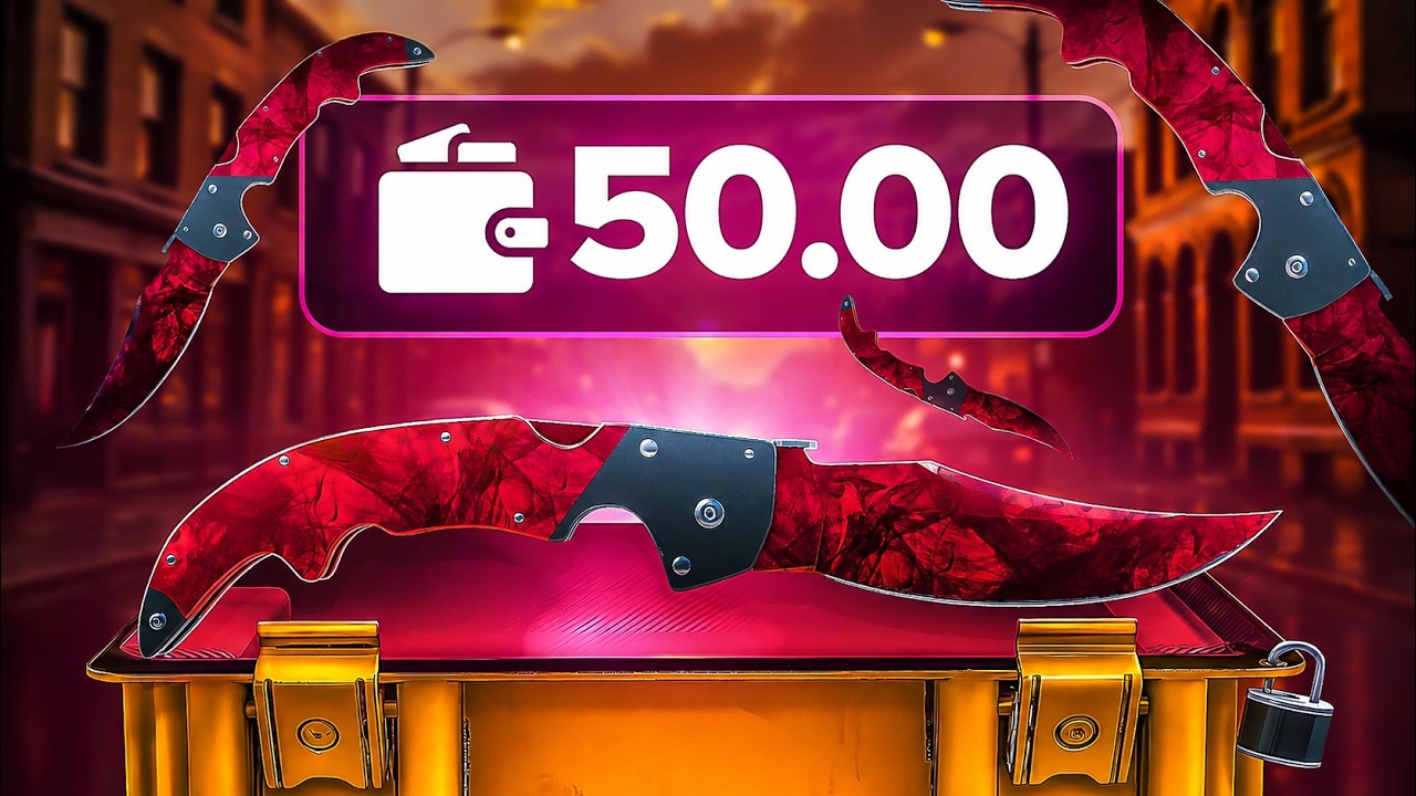 FROM 50 TO A KNIFE on skins... easy?!