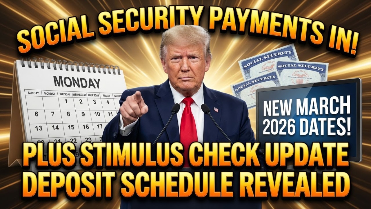 March 2026 Update: Social Security payments and stimulus check Deposit dates?