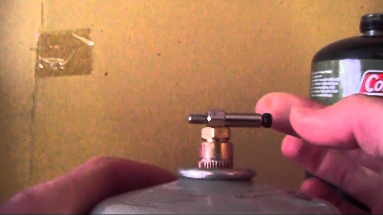 Butane tank adapter