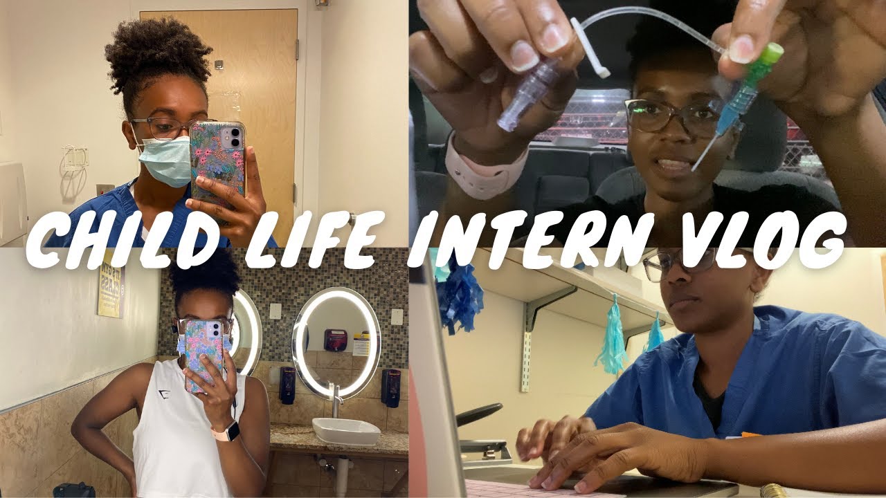 DAY IN MY CHILD LIFE INTERNSHIP | 1st rotation, surgery unit, prepping for I.V. placements