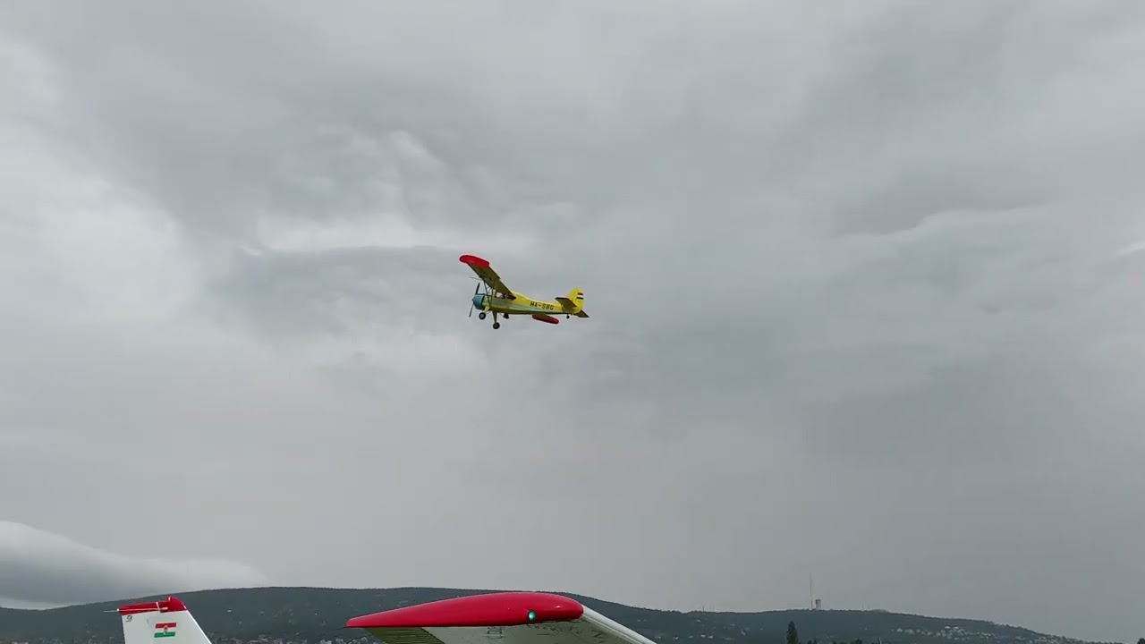 PZL 101A Gawron bemutató | Budaörsi Airshow 6. | 2024. 06. 22.