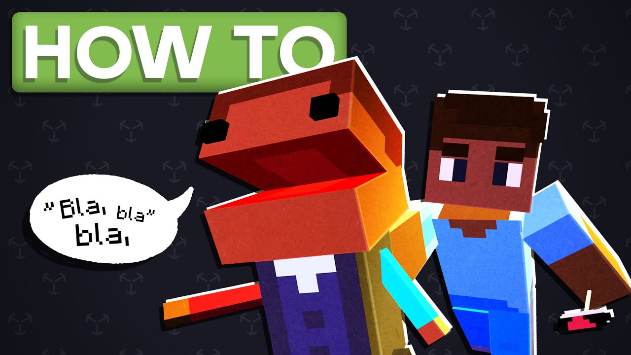 How to: LIP-SYNC Characters in MINECRAFT (Blockbuster + LectorLips 2.0) | BB Shorts