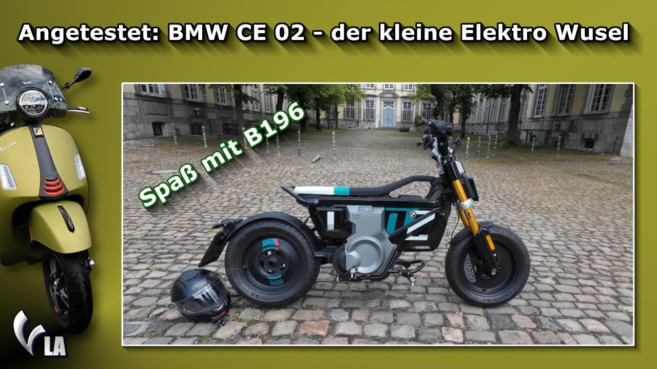Angetestet ⚡ BMW CE 02 - ein kleiner Elektro Wusel. Spaß mit B196?