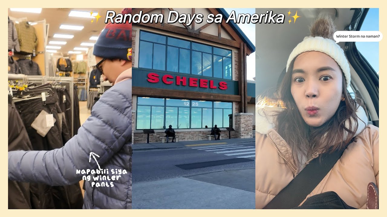 vlog • first time sa Scheels before Winter Storm, quick walmart and Asian store | @itsayenslife 