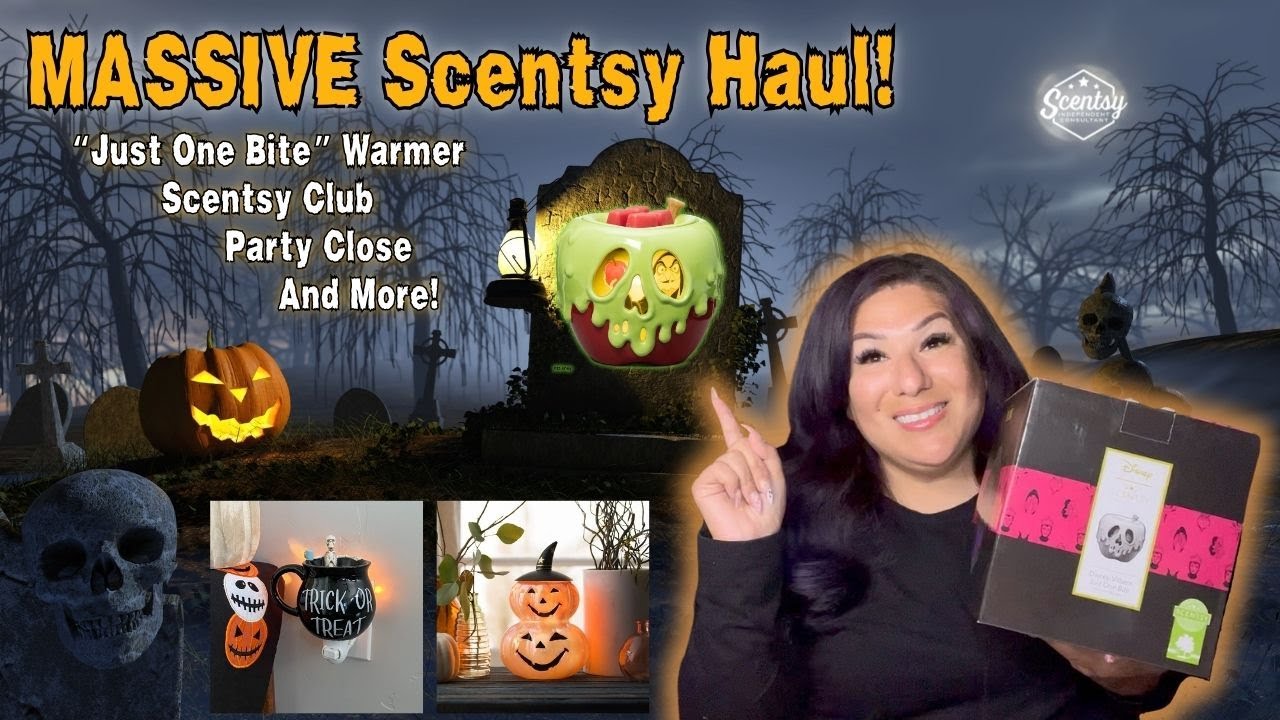 Disney Just One Bite warmer, Villains Fragrance Flowers, Scentsy Club and MORE. HUGE Scentsy Haul!