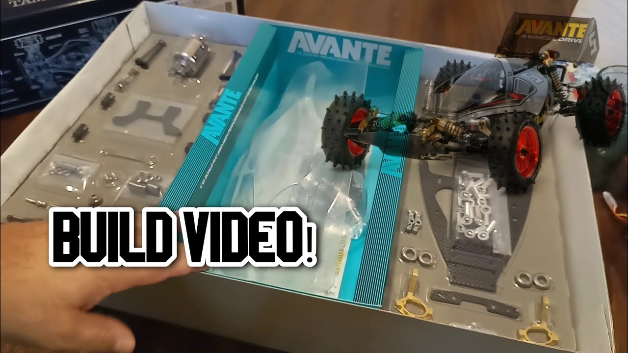 CHASSIS BUILD VIDEO! Tamiya Avante Black Special 47390