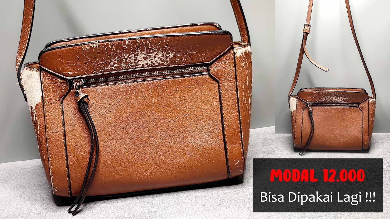 Modifikasi Tas Rusak Mengelupas | Memperbaiki tas usang