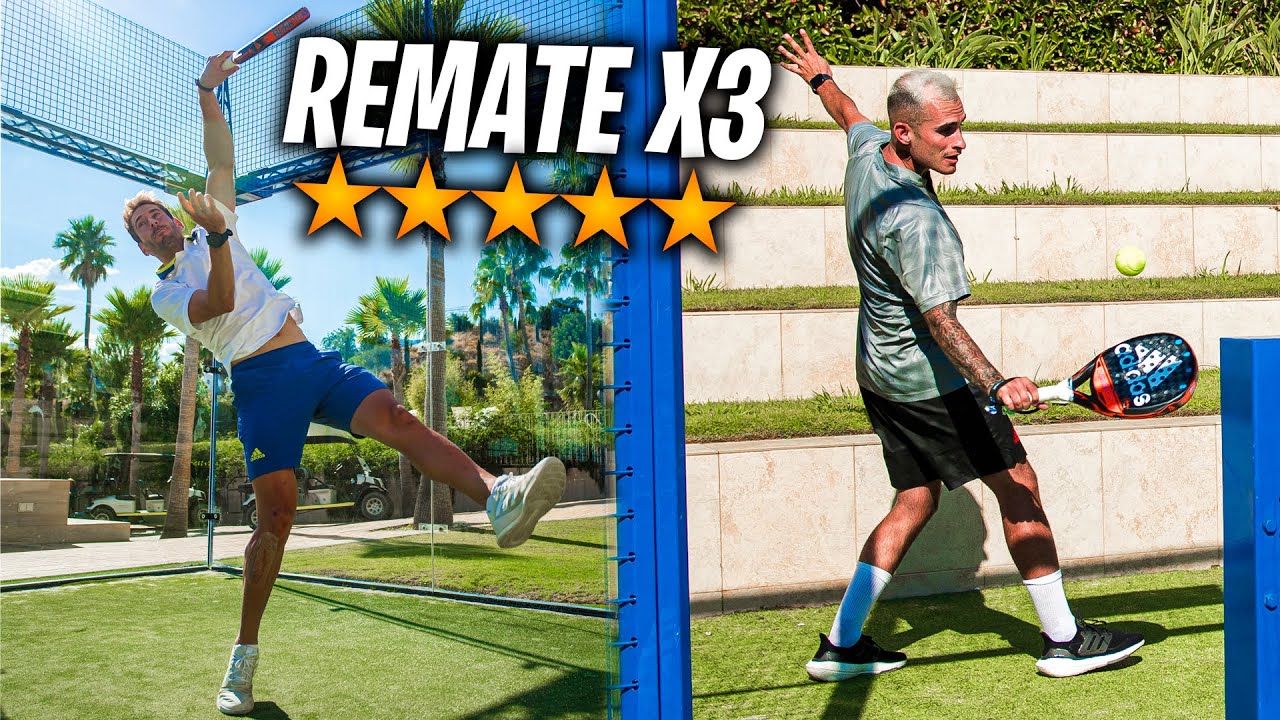 RETO de P&Aacute;DEL de REMATE X3 - &Aacute;lex Ruiz VS Delantero09