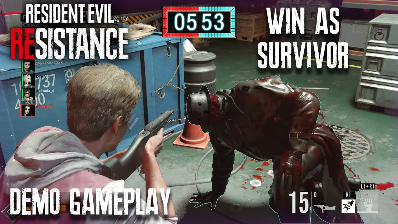 RESIDENT EVIL RESISTANCE - Full DEMO Gameplay Winning As Survivor Sam | No Commentary
