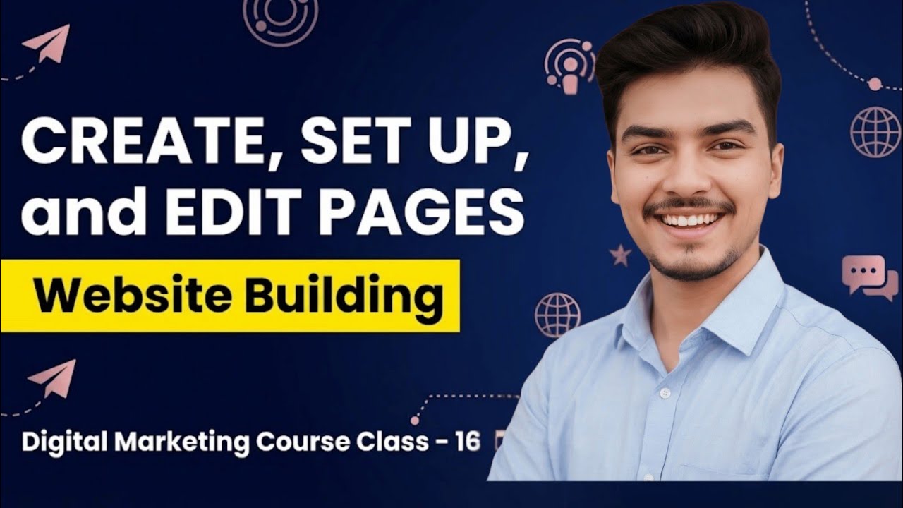 Simply Create, Set up and Edit Pages in WordPress | It's Really Easy | Class - 17 