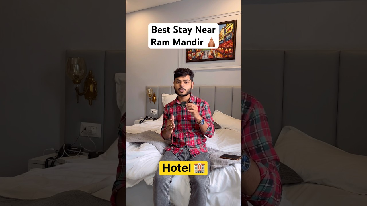 Best Hotel Near Ram Mandir 🏨 #shorts #ayodhya #stay