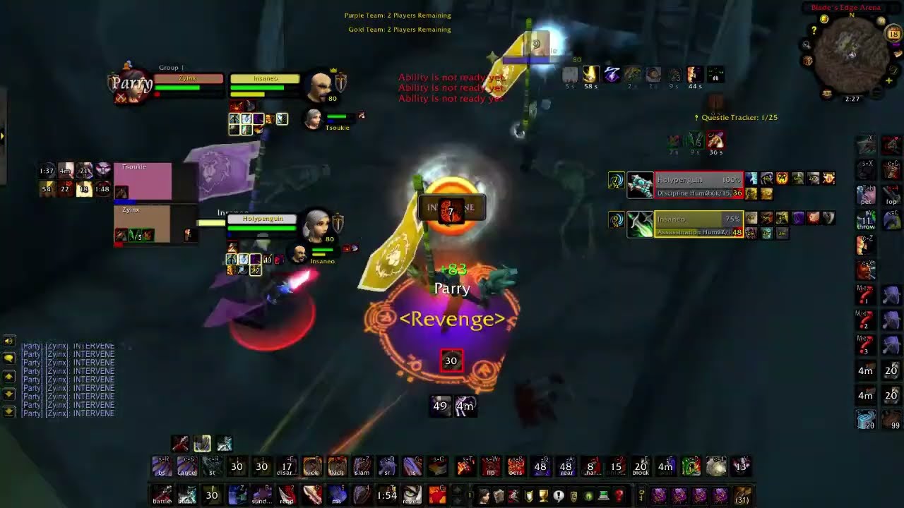 Wotlk Warrior/Hpal 2v2 Rated Arenas