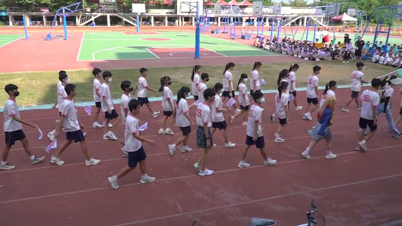 112 鹿寮國中校慶運動會創意進場_三年級