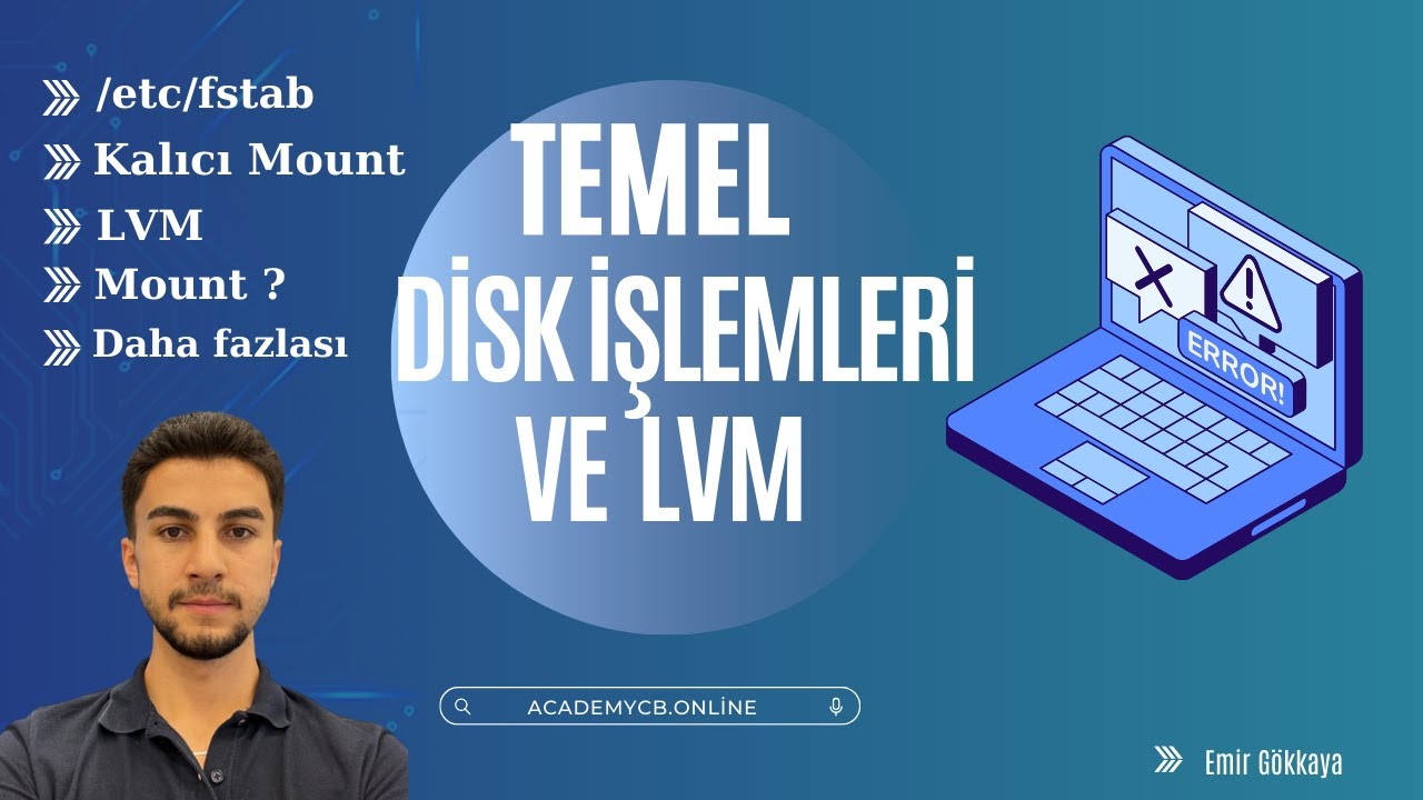 Linux Temel Disk İşlemleri ve LVM ile Disk Yönetimi