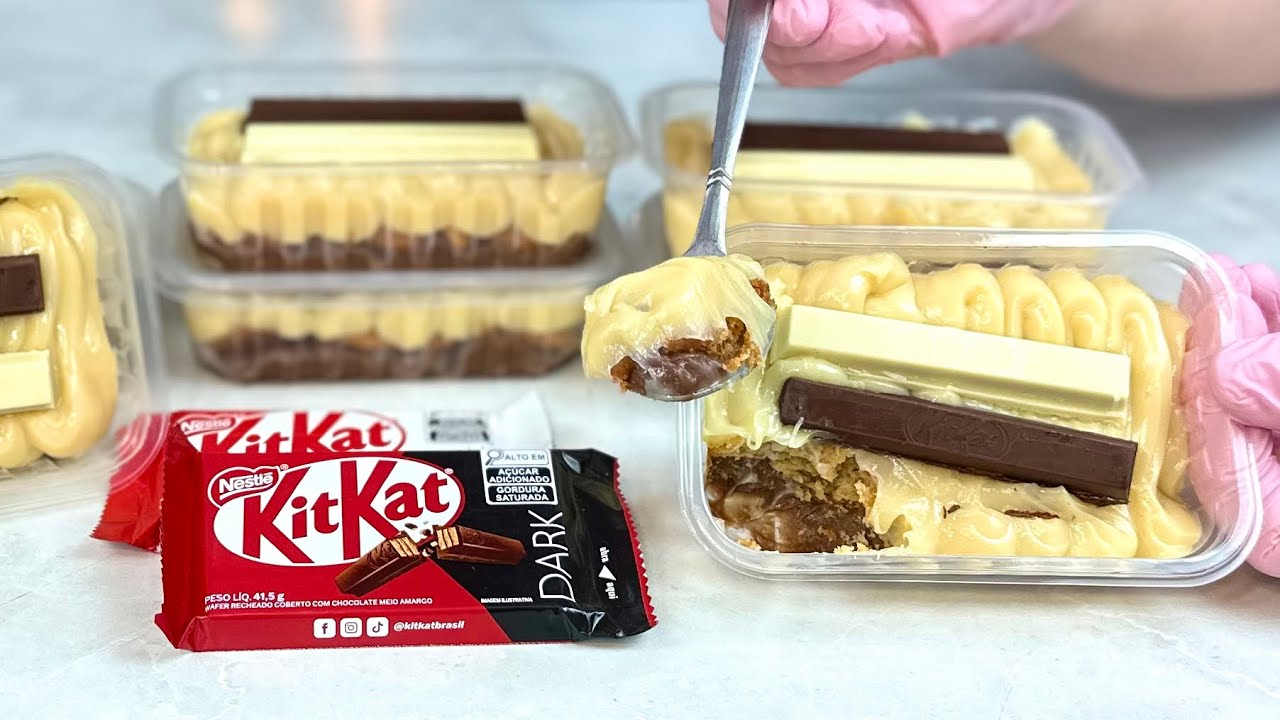 VOCÊ NÃO VAI FICAR SEM DINHEIRO COM ESSA SOBREMESA DELICIOSA E FÁCIL DE FAZER - PAVÊ NO POTE