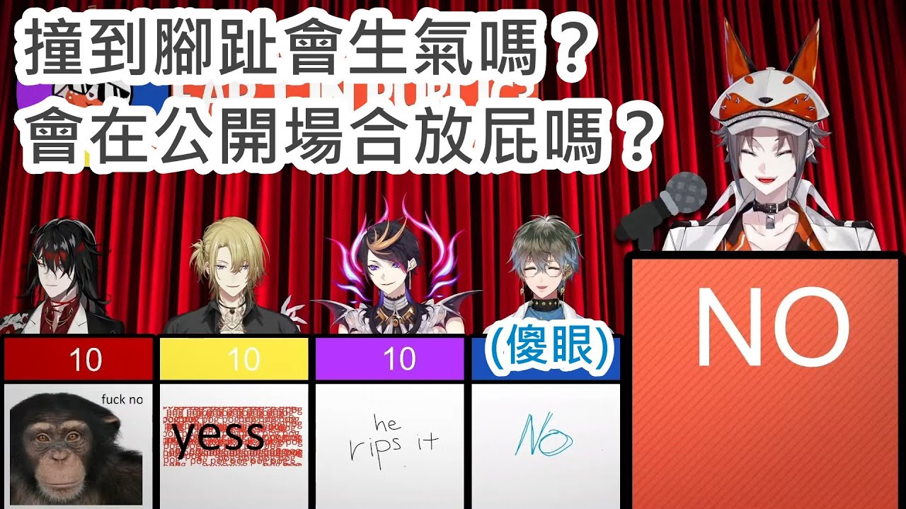 【Luxiem | 半週年 Gameshow】撞到腳趾是生氣還是思考人生？/大家說了什麼讓Ike無法置信？【有修正會放CC字幕】
