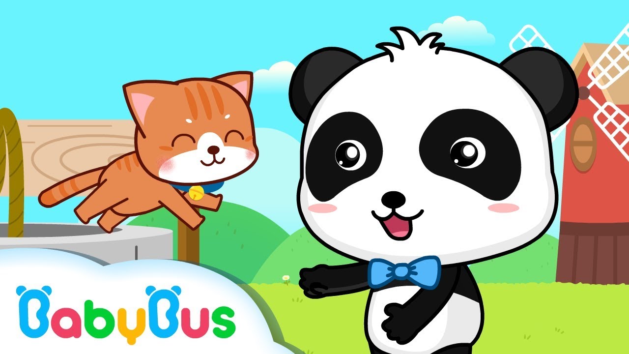 Ding Dong Bell | Nursery Rhymes | Kids Song | BabyBus | Baby Panda & Friends