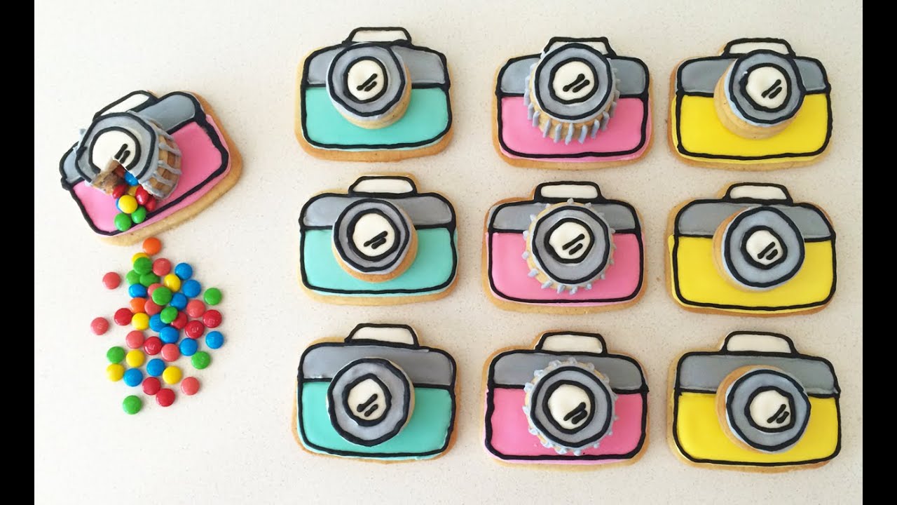 CAMERA PINATA COOKIES How To Cook That Ann Reardon Sugar Cookie Recipe