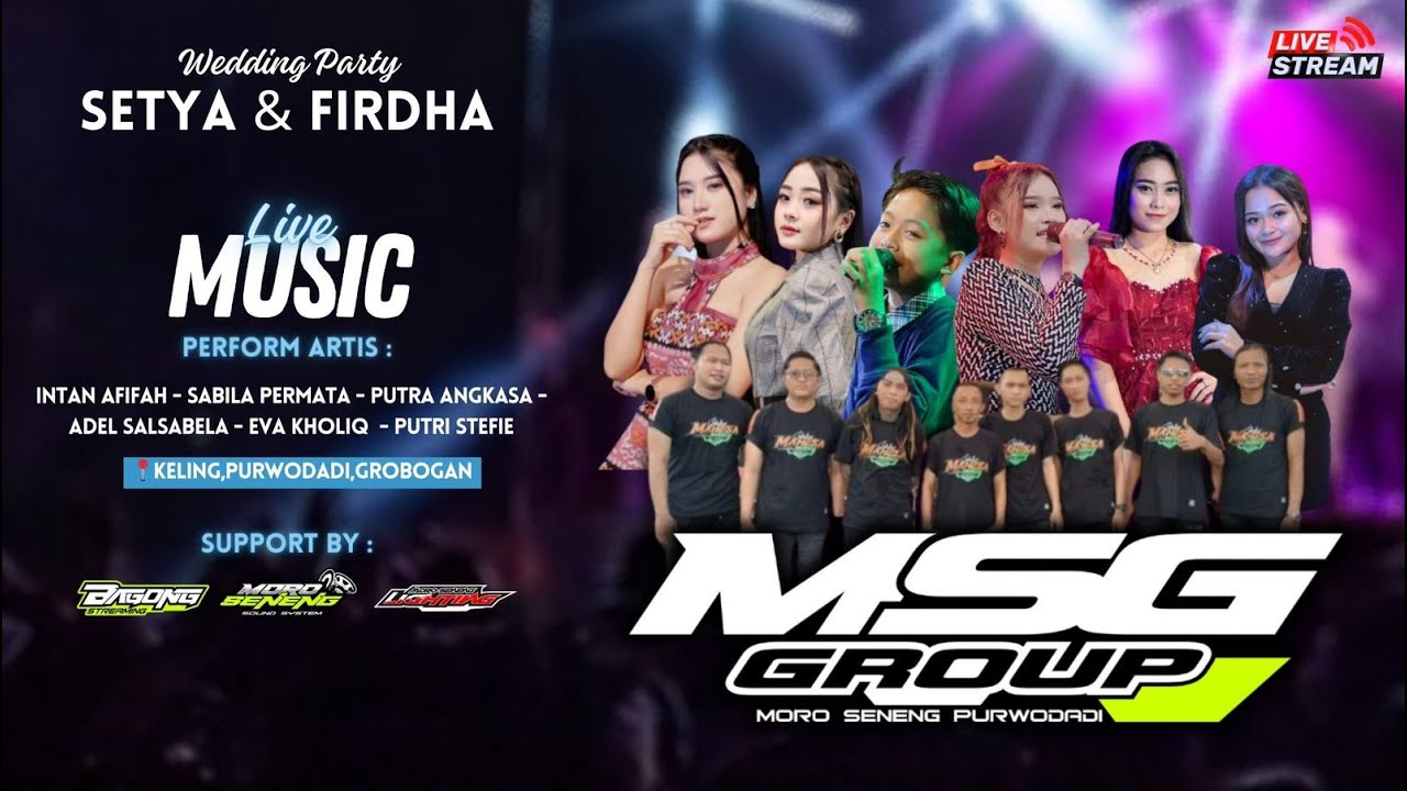 🔴#LIVE  FT FARIS KENDANG - MSG GROUP (MOROSENENG GROUP) NDUE GAWE | 22 DESEMBER 2023#mahesamusic