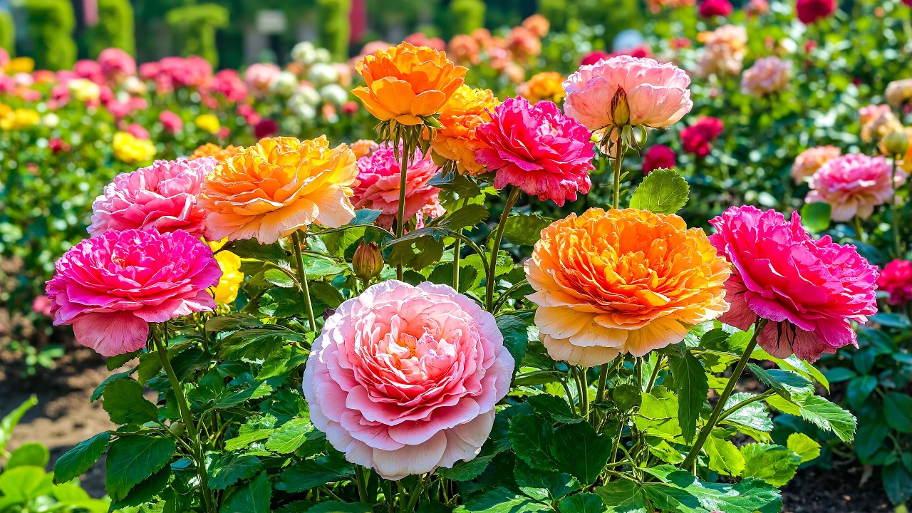 99% of People Feel Calm Watching These Roses 🌷 Peaceful Garden for Stress Relief 🌿💗